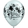 Qualatex 11 Inch Silver Latex Balloon - Hollywood