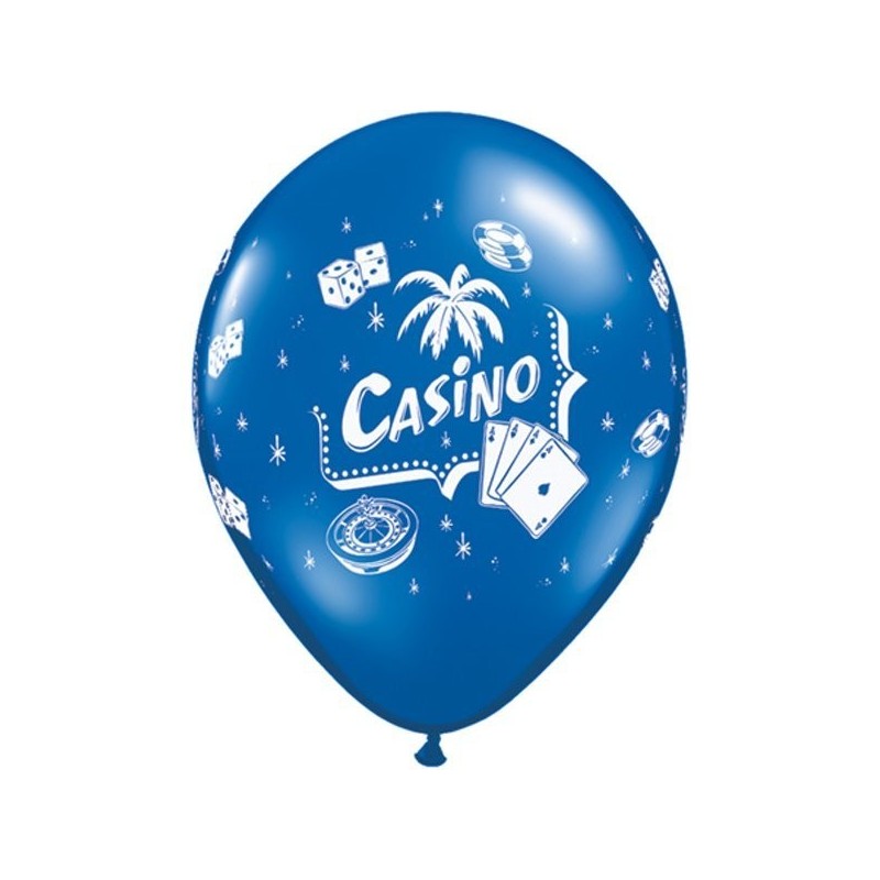Qualatex 11 Inch Assorted Latex Balloon - Casino