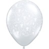 Qualatex 16 Inch Clear Latex Balloon - Flowers