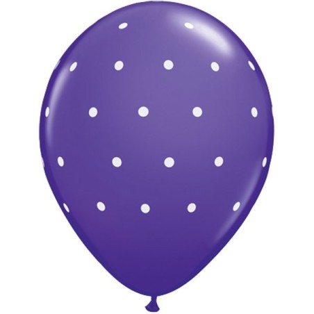 Qualatex 11 Inch Carnival Latex Balloon - Small Polka