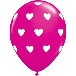 Qualatex 11 Inch Assorted Latex Balloon - Pink Wild Berry