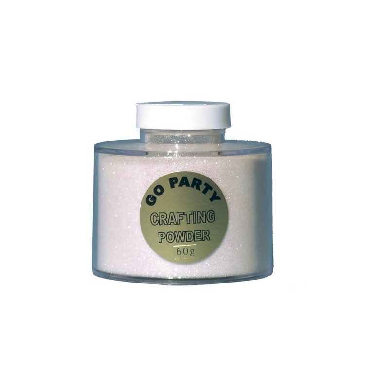 Go International Crafting Powder - Mixed White Iridescent