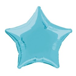 Unique Party 20 Inch Star Foil Balloon - Baby Blue