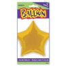 Unique Party 20 Inch Star Foil Balloon - Gold