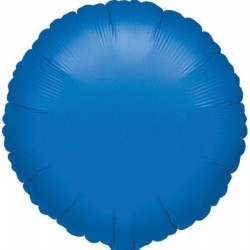 Unique Party 18 Inch Round Foil Balloon - Royal Blue