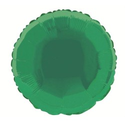 Unique Party 18 Inch Round Foil Balloon - Green