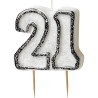 Unique Party Black Number Candle - 21