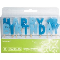 Amscan Pick Candles - 1st Birthday Boy