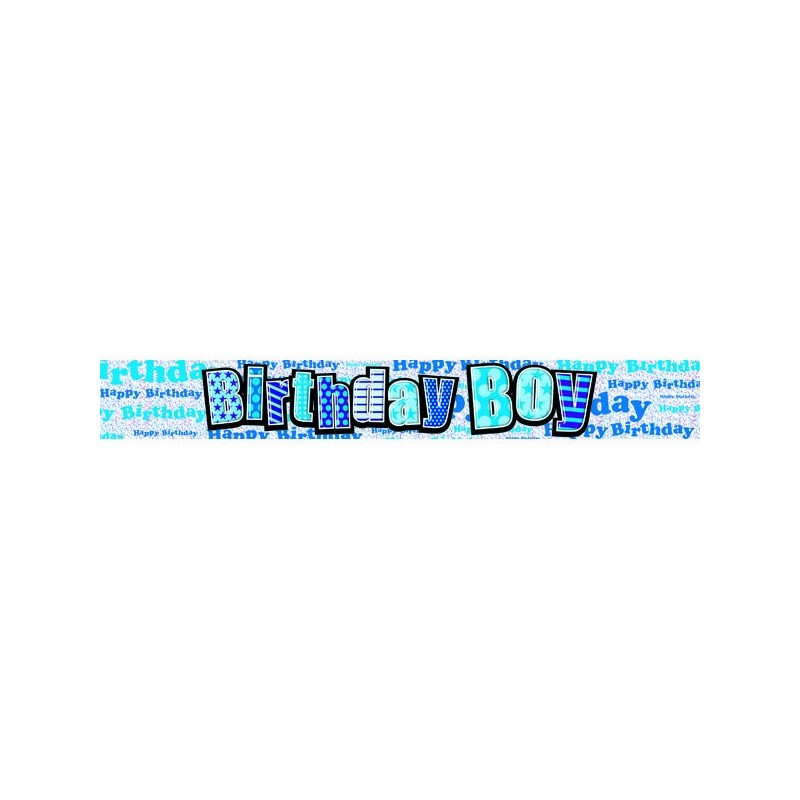 Simon Elvin Birthday Foil Banner - Boy