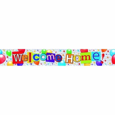 Simon Elvin Foil Banner - Welcome Home