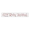Simon Elvin Foil Banner - Ruby Anniversary