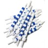 Creative Party Spot & Stripe Candles - Blue White