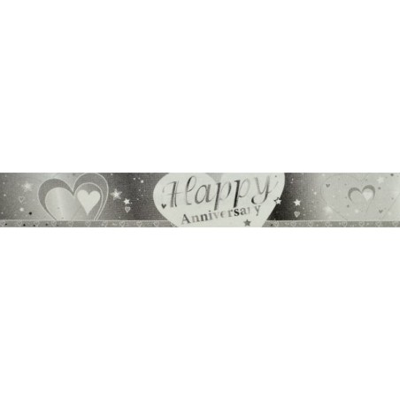 Creative Party 9 Foot Foil Banner - Anniversary