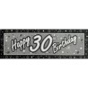 Creative Party Black Giant Banner - 30th