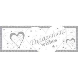 Creative Party Giant Banner - Engagement Wishes