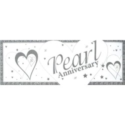 Creative Party Anniversary Giant Banner - Pearl