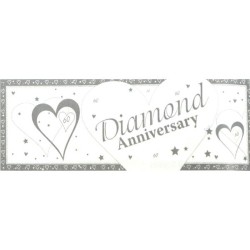 Creative Party Anniversary Giant Banner - Diamond