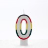 Apac Multicolour Number Candles - 0