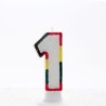 Apac Multicolour Number Candles - 1