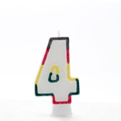 Apac Multicolour Number Candles - 4
