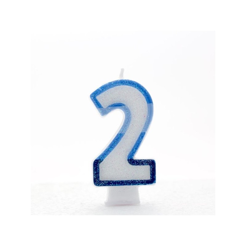 Apac Blue Number Candles - 2