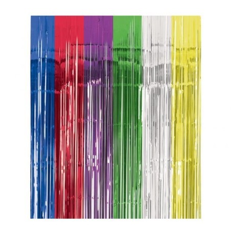 Amscan Foil Door Curtain - Multicoloured