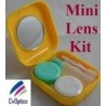Yellow Mini Contact Lens Travel Kit