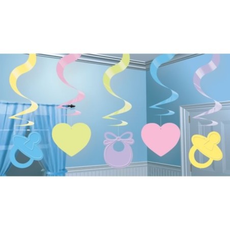 Amscan Swirl Decoration - Baby Shower