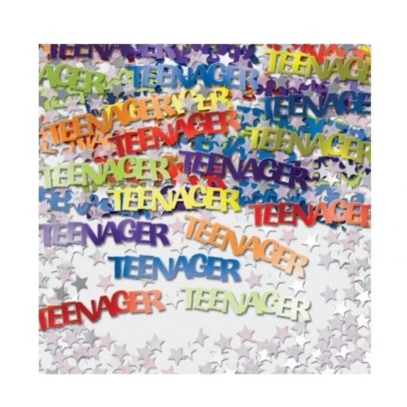 Amscan Multicoloured Confetti - Teenager
