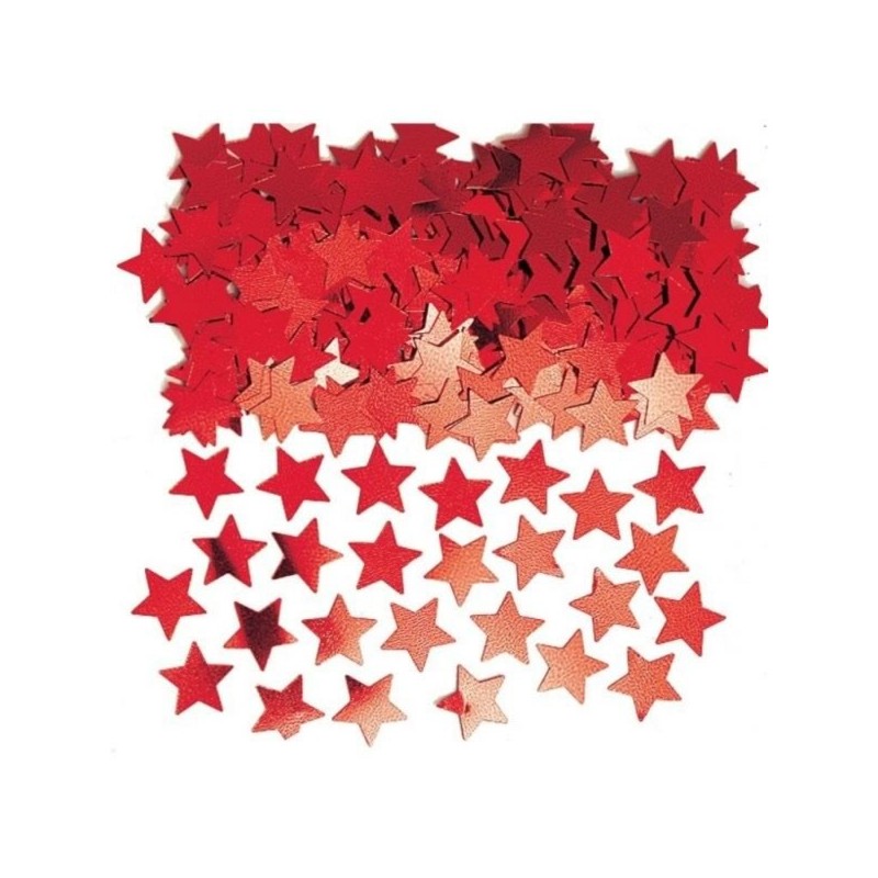 Amscan Stardust Confetti - Red