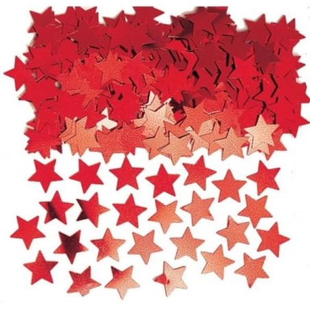Amscan Stardust Confetti - Red