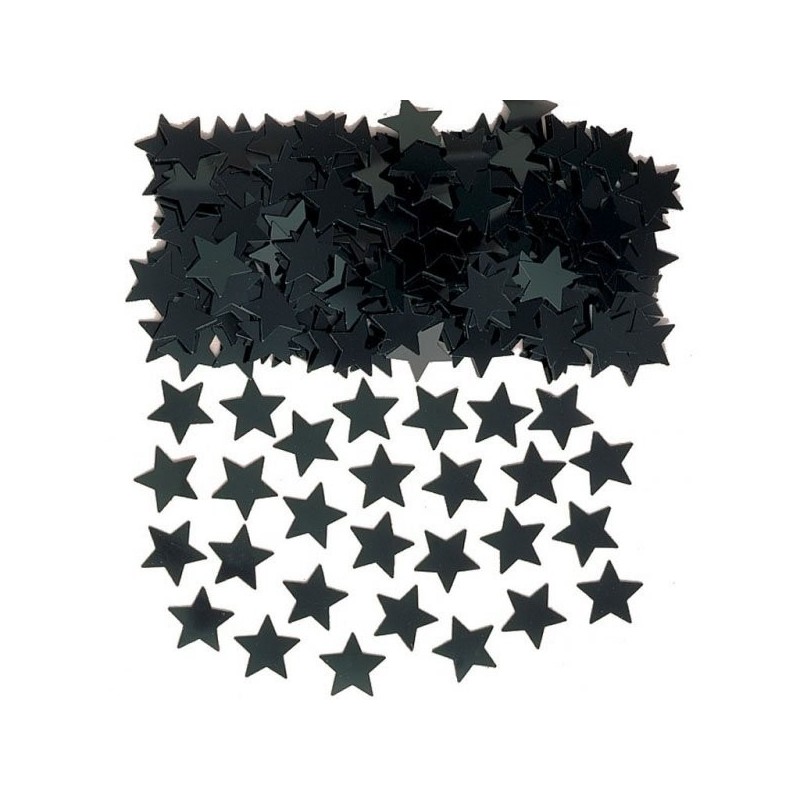 Amscan Stardust Confetti - Black