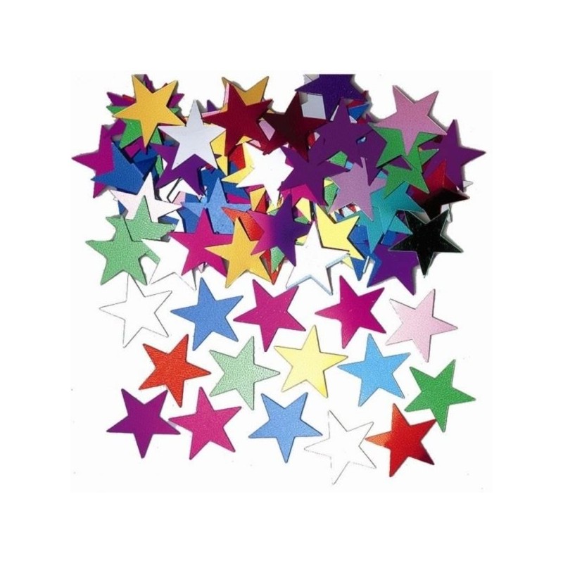 Amscan Multicoloured Confetti - Jumbo Stars