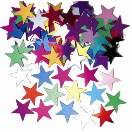 Amscan Multicoloured Confetti - Jumbo Stars