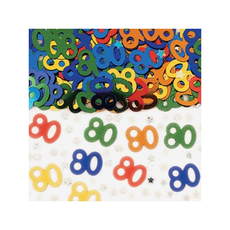 Amscan Multicoloured Confetti - 80