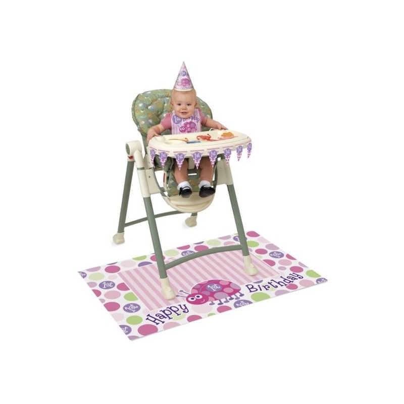 Unique Party 1st Birthday High Chair Kit - Ladybug