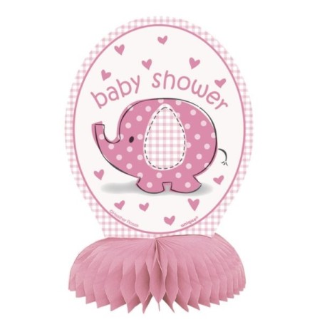 Unique Party 6 Inch Honeycomb - Pink Umbrellaphants