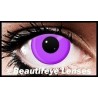 Violet Block Funky Crazy Coloured Contact Lenses (90 Day)