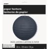 Unique Party 10 Inch Paper Lanterns - Black