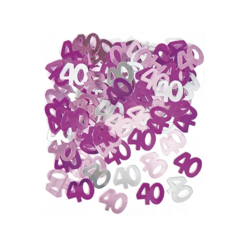 Unique Party Pink Confetti - 40