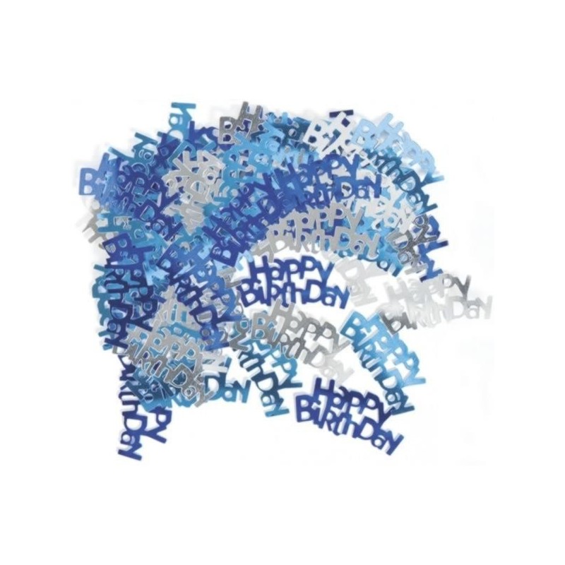 Unique Party Blue Confetti - Birthday