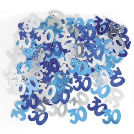 Unique Party Blue Confetti - 30