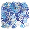 Unique Party Blue Confetti - 40