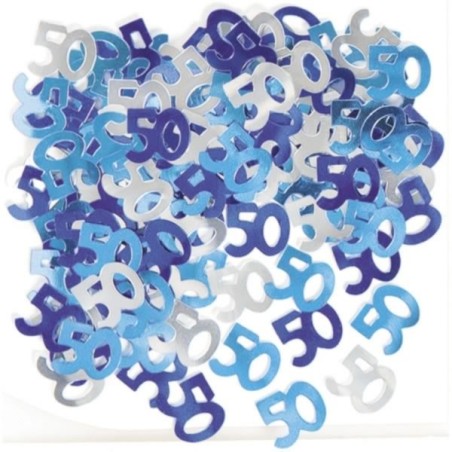 Unique Party Blue Confetti - 50