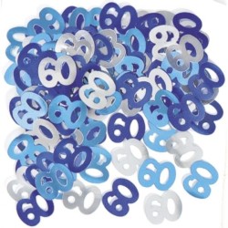 Unique Party Blue Confetti - 60