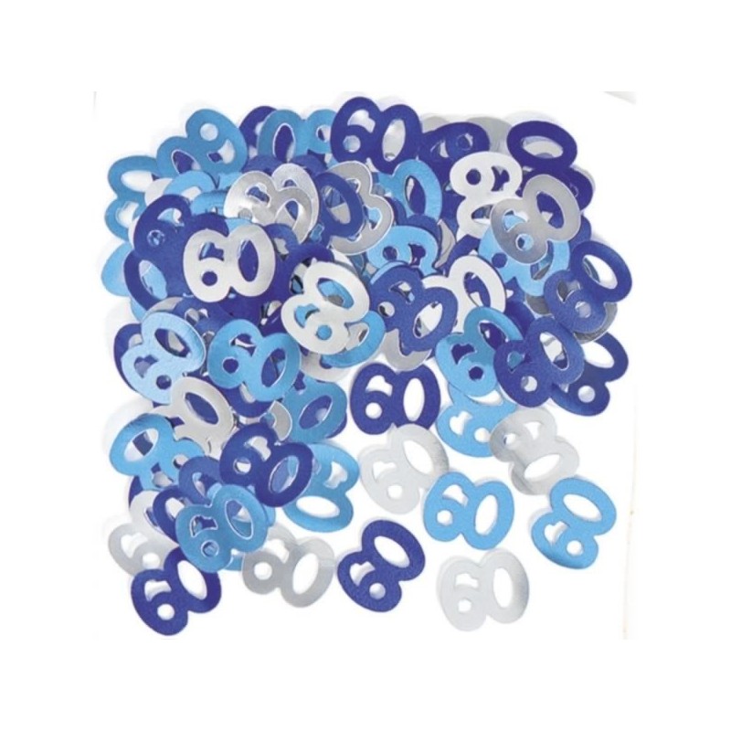Unique Party Blue Confetti - 60