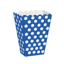 Unique Party Dots Treat Boxes - Royal Blue