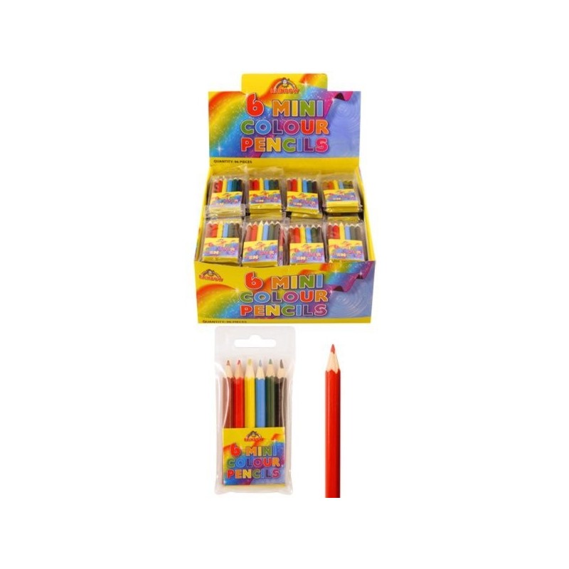 Henbrandt Mini Colour Pencils - Half Size