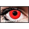 Red Block Funky Crazy Coloured Contact Lenses (90 Day)