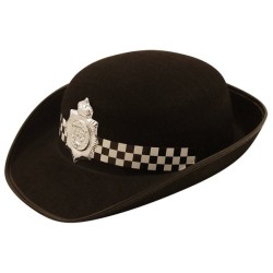 Henbrandt Adult Policewoman Hat - Felt Black